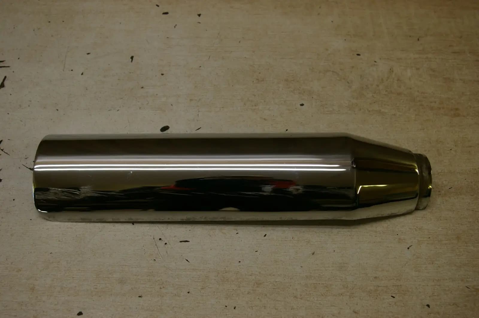 Harley Davidson Polished Chrome Exhaust Heat Shield / Guard / Header / Cover