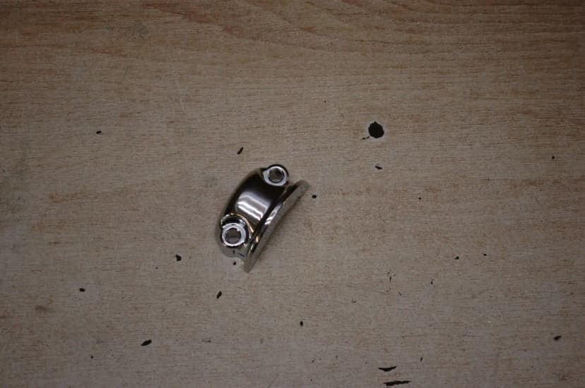 Harley Davidson Handlebar Holder Clamp / Bracket / Mount Chrome